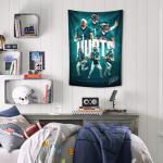 WHZKCYH Jalen Hurts Tapestry For Football Fans Kids Birthday Party Gifts-Rugby Superstar Signed Tapestry Poster For Teen Boy Bedroom Wall Hanging Decoration-70X100CM