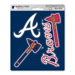 FANMATS 39285 Atlanta Braves Decal 3-pk