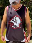 Buffalo Sabres Goathead Alternate Hockey Tank Black Polyester L