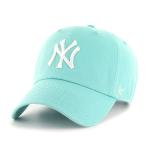 '47 New York Yankees Clean Up Dad Hat Baseball Cap - Tiffany Blue, One Size