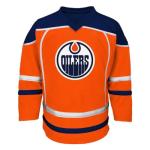 Outerstuff Edmonton Oilers Blank Kids Orange Team Stripe Fashion Jersey (Small/Medium 4-5)