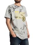 Calhoun NHL Surf & Skate Mens Crystal Dyed Short Sleeve Crewneck T-Shirt (Boston Bruins, Medium)
