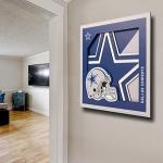 YouTheFan NFL Dallas Cowboys 3D Logo Series Wall Art - 12x12
