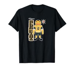 Vegas Golden Knights Mascot Chance NHL Officially Licensed T-Shirt
