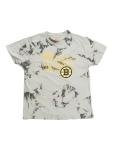 Calhoun NHL Surf & Skate Mens Crystal Dyed Short Sleeve Crewneck T-Shirt (Boston Bruins, Medium)