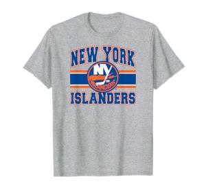 New York Islanders Stripe Gray Officially Licensed T-Shirt