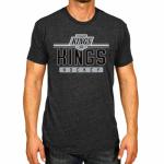 Wright & Ditson Adult NHL Heather Charcoal True Fan Hockey T-Shirt - Tagless Cotton Polyester Blend - Ultimate Comfort (Los Angeles Kings - Charcoal, XX-Large)