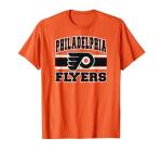 Philadelphia Flyers Stripe Orange Officially Licensed T-Shirt, Men, Orange, XX-Large