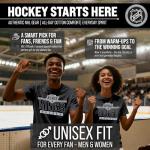 Wright & Ditson Adult NHL Heather Charcoal True Fan Hockey T-Shirt - Tagless Cotton Polyester Blend - Ultimate Comfort (Los Angeles Kings - Charcoal, XX-Large)