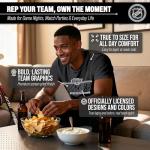 Wright & Ditson Adult NHL Heather Charcoal True Fan Hockey T-Shirt - Tagless Cotton Polyester Blend - Ultimate Comfort (Los Angeles Kings - Charcoal, XX-Large)