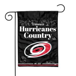 Rico Industries NHL Hockey Carolina Hurricanes 13" x 18" Double Sided Garden Flag