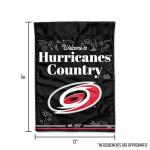 Rico Industries NHL Hockey Carolina Hurricanes 13" x 18" Double Sided Garden Flag