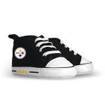 Baby Fanatic Unisex-Baby Pre-Walker High Tops Pittsburgh Steelers - NFL Baby Shoes, Steelers Baby Apparel