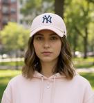 MLB New York Yankees Men's '47 Brand Clean Up Cap, Natural, One-Size