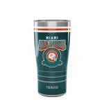 Tervis Traveler NFL Miami Dolphins - Vintage Triple Insulated Tumbler Travel Cup Keeps Drinks Cold & Hot, 20oz, Stainless Steel