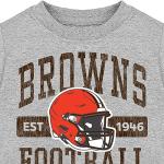 Gerber NFL Baby & Toddler Short Sleeve Tee Shirt, Cleveland Browns, 12 Months