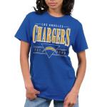 Los Angeles Chargers NFL Established Retro - Adult Short Sleeve Fan T-Shirt for Men & Women