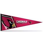Rico Industries NFL Football Arizona Cardinals Primary 12" x 30" Felt Wall Décor Pennant - Great for Home/Bed Room/Man Cave Décor