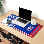 FOCO NHL Official Established Primary Logo Wordmark Home Office Desk Pad Mouse Pad Mat 35" x 16" (New York Rangers, New York Rangers)