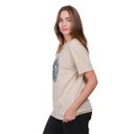 Ultra Game WNBA Official Womens Super Soft Fashion T-Shirt, Seattle Storm, Sand, Small