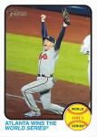 2022 Topps Heritage #210 Freddie Freeman Baseball Card - Atlanta Braves Win 2021 World Series