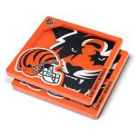YouTheFan NFL Cincinnati Bengals 3D Logo Series Coasters 4" x 4"
