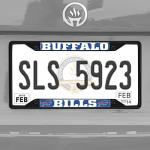 FANMATS 31346 Buffalo Bills Metal License Plate Frame Black Finish