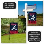 Atlanta Braves Welcome To Our Home Double Sided Garden Flag