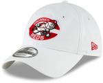 New Era Unisex-Adult MLB Core Classic 9TWENTY White Home Adjustable Hat Cap One Size Fits All - Cincinnati Reds White