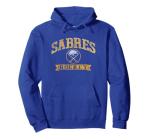 Buffalo Sabres Vintage Hockey Blue NHL Officially Licensed Pullover Hoodie