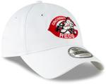 New Era Unisex-Adult MLB Core Classic 9TWENTY White Home Adjustable Hat Cap One Size Fits All - Cincinnati Reds White