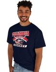 Columbus Blue Jackets NHL Officially Licensed T-Shirt Retro 90's Hockey Team Color, Large