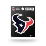 Rico Industries NFL Football Houston Texans 3.75" x 4.75" Die Cut Team Logo Short Sport Decal
