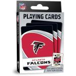 MasterPieces - NFL Playing Cards, Officially Licensed Atlanta Falcons Football Deck, Family Games for Adults and Kids, Standard Index
