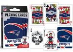 Masterpieces NFL New England Patriots Playing Cards - Premium Quality, Educational, and Fun Activity for Kids and Families - Great Gift Idea for Holidays, Birthdays, and Everyday Playtime