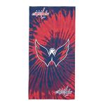 Northwest NHL Washington Capitals Psychedelic Beach Towel, Cotton Polyester Blend Lightweight Bath, Pool, Swim, Travel Fan Gear, 30 x 60 Inch