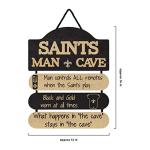 FOCO New Orleans Saints NFL Mancave Team Logo Man Cave Hanging Wall Sign