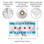 WinCraft Chicago White Sox City of Chicago 3x5 Foot Grommet Banner Flag