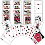 MasterPieces - NFL Playing Cards, Officially Licensed Atlanta Falcons Football Deck, Family Games for Adults and Kids, Standard Index