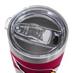 Rico Industries NFL Football Arizona Cardinals 20oz Stainless Steel Tumbler with Lid - Great For Coffee, Tea, Water or Cocktails