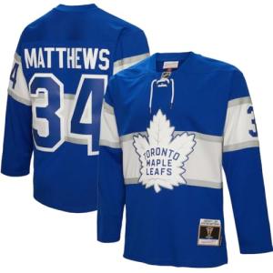 Toronto Maple Leafs Matthews #34 Mens Power Play Centennial Classic Jersey (US, Alpha, Medium, Regular, Regular, Blue)