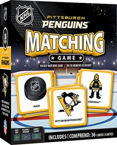 MasterPieces Officially Licensed NHL Pittsburgh Penguins Picture Matching Card Game for Kids and Families