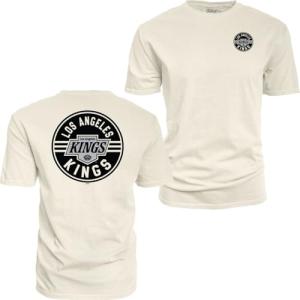 Los Angeles Kings NHL Officially Licensed T-Shirt Ringspun Front/Back Ivory Puck, X-Large