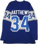 Toronto Maple Leafs Matthews #34 Mens Power Play Centennial Classic Jersey (US, Alpha, Medium, Regular, Regular, Blue)