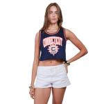 Ultra Game WNBA Official Womens Crop Top Pre-Game Tank Top, Connecticut Sun, Team Color, Small