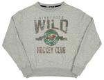 adidas Men's NHL Minnesota Wild Distressed Graphics Crew Sweatshirt, XX-Large Grey