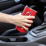 Rico Industries NHL Hockey New Jersey Devils 18oz Soft Touch, Easy Grip Tumbler