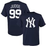 Outerstuff Aaron Judge New York Yankees MLB Kids Youth 8-20 Official Player Name & Number Jersey T-Shirt (US, Numeric, Size: 8, Regular, Navy)