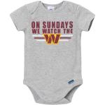 Gerber Baby Boys' NFL 3-Pack Onesie Bodysuit, Washington Commanders, 0-3 Months