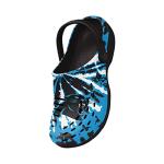 FOCO Carolina Panthers NFL Mens Tie-Dye Clog with Strap - L